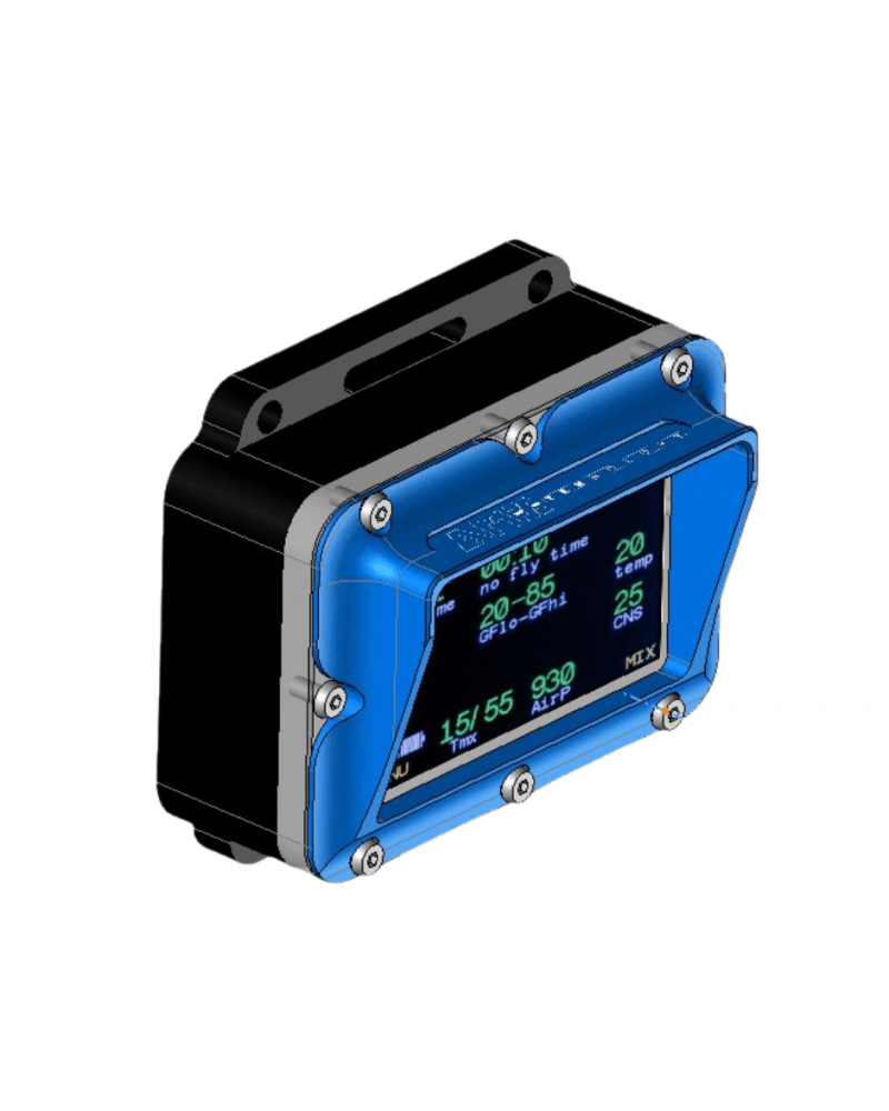 Blue digital display unit, model 236