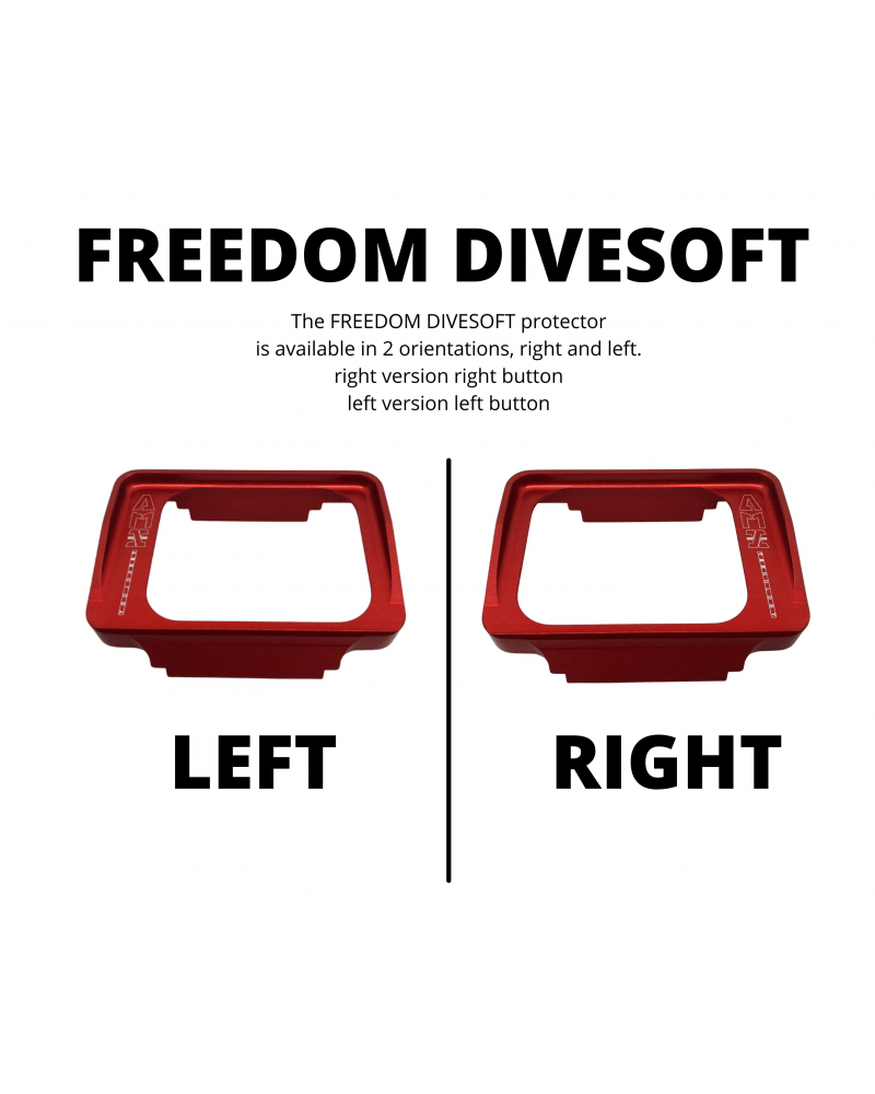 Freedom DiveSoft protector, left & right orientations