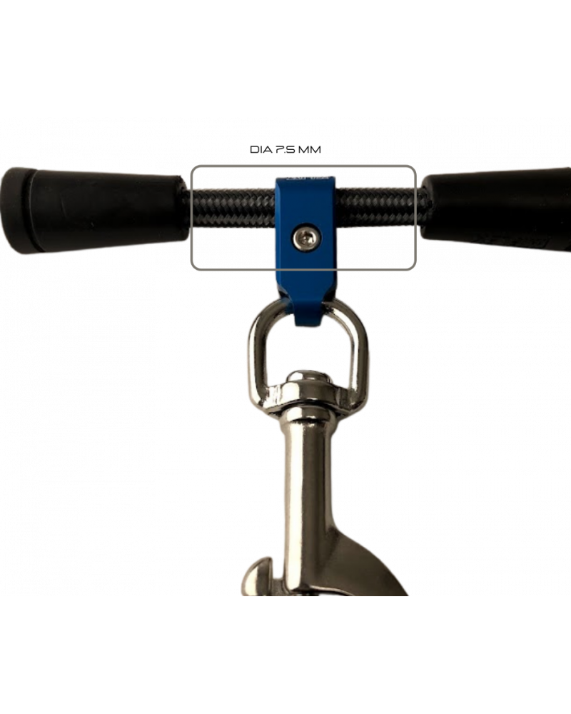 front view of amx teknology konect 7.5 in blue color