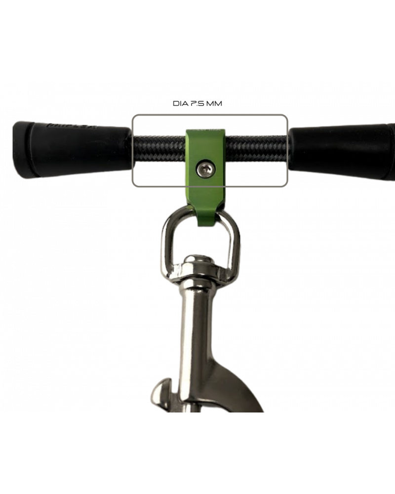 front view of amx teknology konect 7.5 in green color