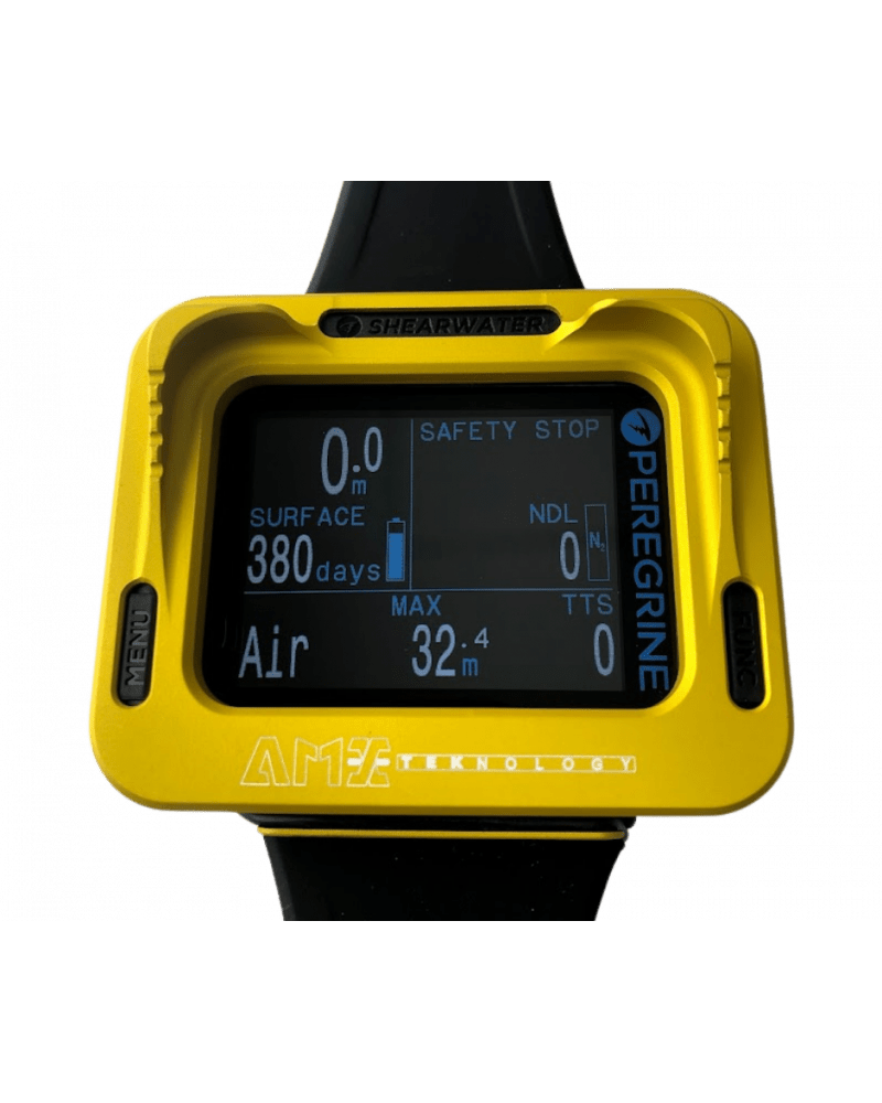 Peregrine yellow dive computer