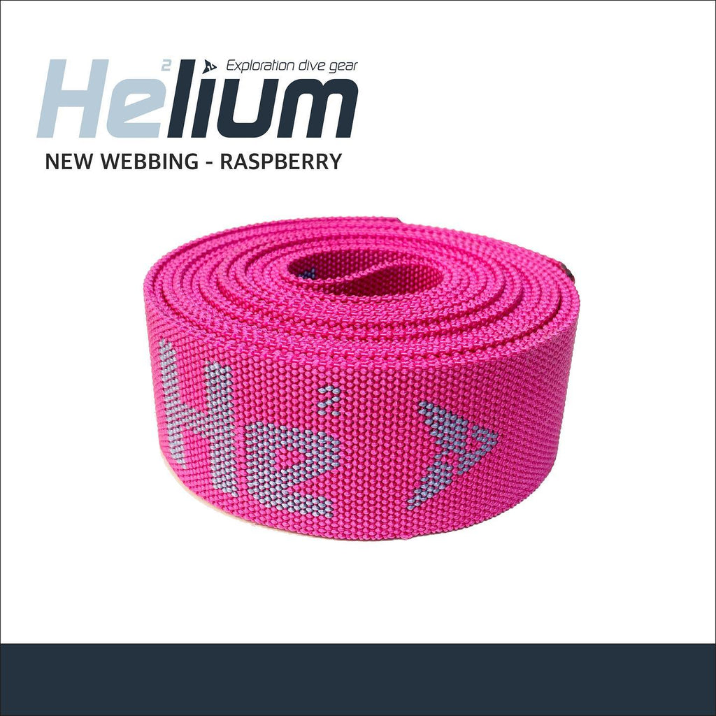 Pink Helium dive webbing