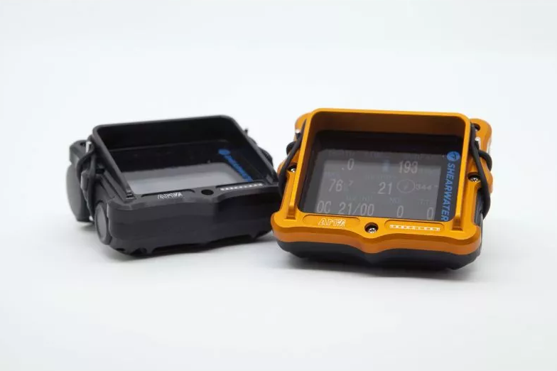 amx teknology shearwater perdix aluminum protective case available at paragon dive store